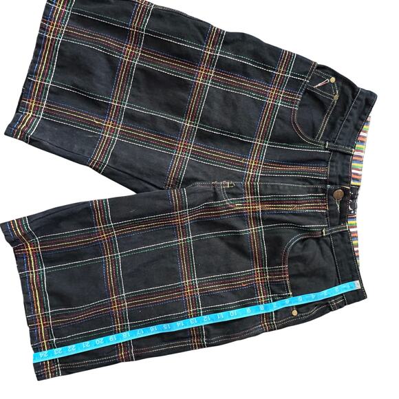Vintage Jackpot Rainbow Stitch JNCO style Denim 36 Y2K Skater OX Jorts RARE - Picture 5 of 9